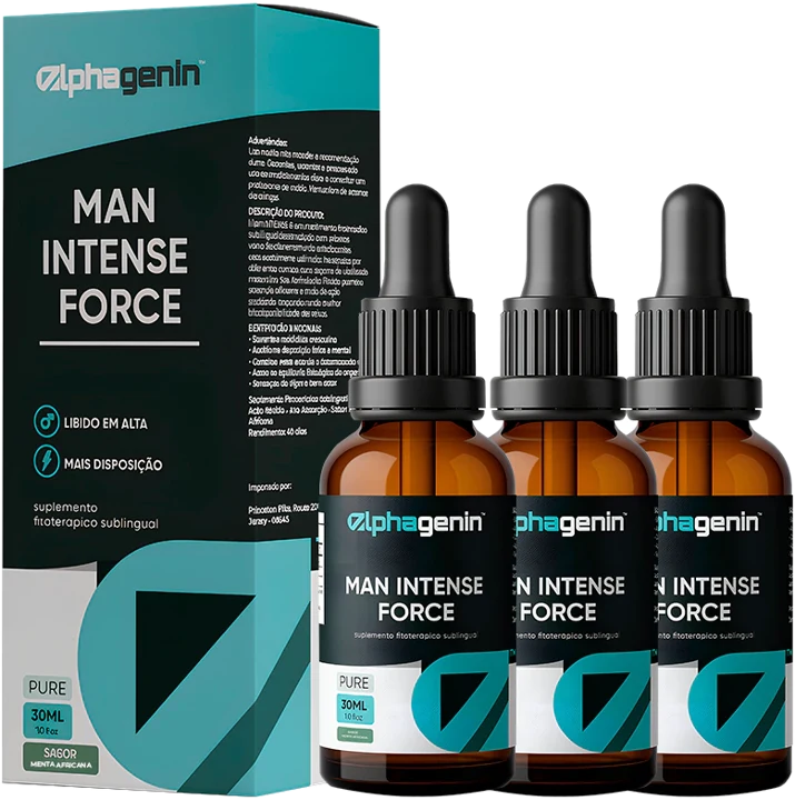 Kit Force: caixa e 3 frascos